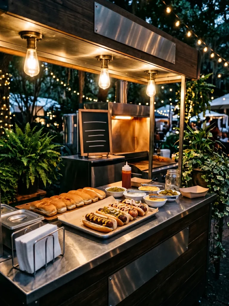 Adana organizasyonları için kiralık hot dog ve ikram standı kurulumu